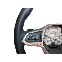 VW T6.1 retrofit kit leather multifunction steering wheel standard without shift paddles including control buttons for GRA (document or activation module must be ordered separately)