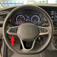 Комплект дооснащения VW T6.1 многофункциональным кожаным рулевым колесом, опционально также включая систему круиз-контроля через MFL -включая кнопки управления для CCS
