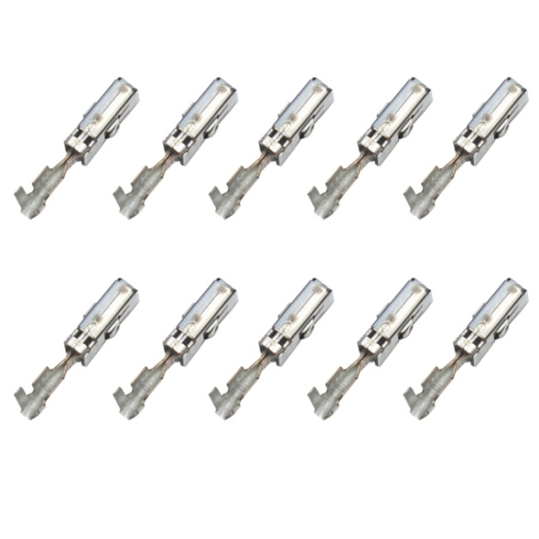 10x MCP 2,8 Kontakt Stecker Crimp Buchse 0,50-1,00mm² 1241388-1 / 105114.01