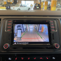 VW T6 originele achteruitrijcamera voor Gullwing retrofitpakket, variant 1 zonder handgreeplijst
