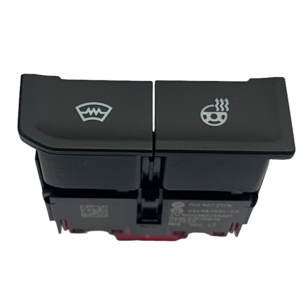 VW Crafter SY SZ push button for steering wheel heating, for vehicles with windscreen heating