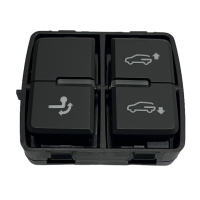 VW Touareg 7P button switch for swiveling trailer hitch, for vehicles without air suspension