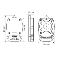 AMPIRE Sirene, 12 Volt, 123dB SPL Schalldruck, 1 Ton