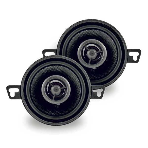 AMPIRE coaxial speakers without grille, 87mm (pair)