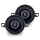 AMPIRE coaxial speakers without grille, 87mm (pair)