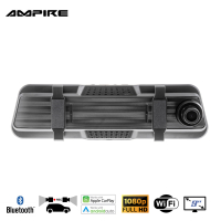 AMPIRE smartphone mirror monitor 22.9cm (9") with AHD dual dashcam & RFK function