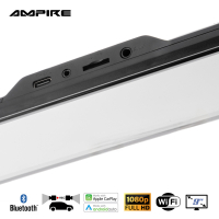 AMPIRE smartphone mirror monitor 22.9cm (9") with AHD dual dashcam & RFK function
