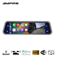 AMPIRE Smartphone-Spiegelmonitor 22.9cm (9") mit AHD Dual-Dashcam & RFK-Funktion
