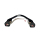 VW steering wheel cover with multifunction buttons for sports steering wheel, glossy black