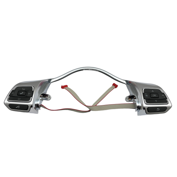 VW stuurhoes met multifunctionele knoppen voor sportstuur, zilver