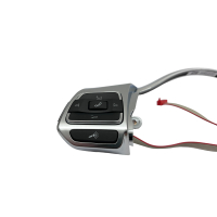 VW stuurhoes met multifunctionele knoppen voor sportstuur, zilver