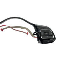 VW Golf 6 conversion kit leather sports steering wheel to multifunction sports steering wheel, cover in glossy black