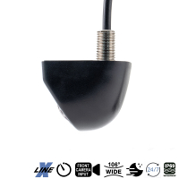 AMPIRE Mini color rear view camera, substructure with 106° lens, front camera input