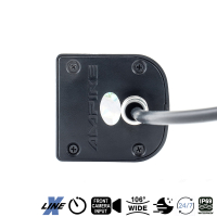 AMPIRE Mini color rear view camera, substructure with 106° lens, front camera input