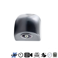 AMPIRE Mini color rear view camera, substructure with 106° lens, front camera input