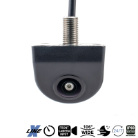 AMPIRE Mini color rear view camera, substructure with 106° lens, front camera input