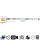 AMPIRE Mini color rear view camera, substructure with 106° lens, front camera input