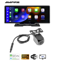 Retrofit kit Fiat Doblo 2 reversing camera, dash cam and 10 inch smartphone monitor with Apple CarPlay® and Android Auto