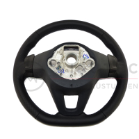 VW multifunctioneel stuur met schakelpaddles, knoppen voor ACC, stikselkleur zwart, geperforeerd leer, 3G0419089BD