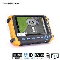 AMPIRE Test-Monitor 12.7cm (5), CVBS, AHD, HDMI, VGA, TVI und CVI Eingänge