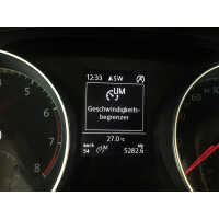 Retrofit kit cruise control system VW Polo AW1 from 2018, operation via multifunction steering wheel (vehicle with Sport MFL, speed limiter installed), variant 1 - GRA is coded manually according to instructions