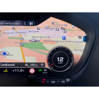 Nachrüstsatz zur Nachrüstung einer Geschwindigkeitsregelanlage inkl. Speed-Limiter / Geschwindigkeitsbegrenzer im Audi TT 8S FV mit Schaltgetriebe, Fahrzeug mit Spurhalteassistent (PR-Nummer 6I1)