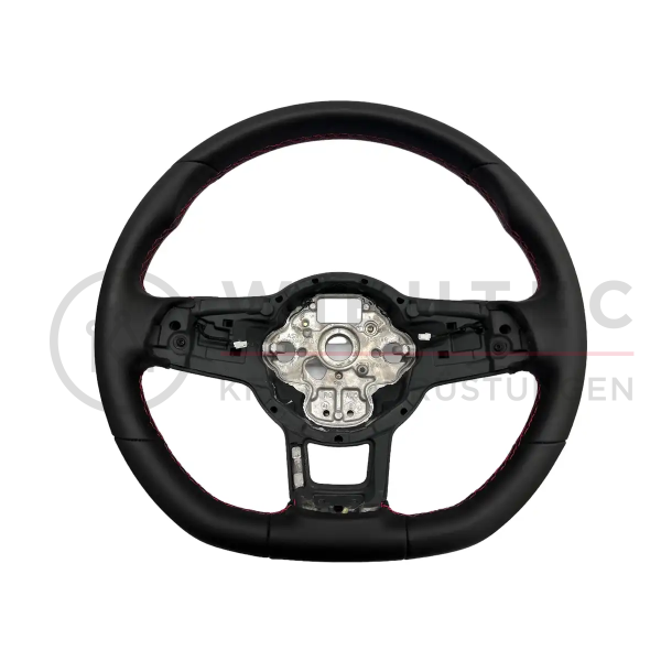 VW Golf 7 VII GTI R Line Sportlenkrad mit Schaltwippen und roter Naht, 5G0419091CR