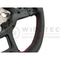 VW Golf 7 VII GTI R Line Sportlenkrad mit Schaltwippen und roter Naht, 5G0419091CR