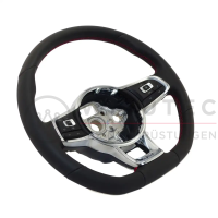 VW Golf 7 VII GTI R Line Sportlenkrad mit Schaltwippen und roter Naht, 5G0419091CR