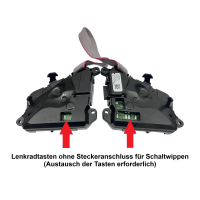 Retrofit kit Tiptronic shift paddles on the steering wheel for VW T6.1 from MY 2020