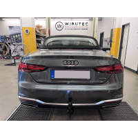 Audi A5 F5 B9 Anschlusspaket für schwenkbare Anhängerkupplung, bestehend aus Kabelsatz, Steuergerät, Taster und Schrauben