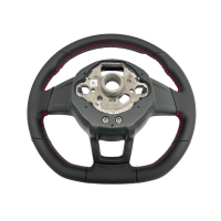 VW Golf 7 VII GTI GLI R Line sportstuur zonder schakelpaddles met rode stiksels, 17A419091N APX 5G0419091BQ