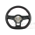VW Golf 7 VII GTI GLI R Line sports steering wheel without shift paddles with red stitching, 17A419091N APX 5G0419091BQ
