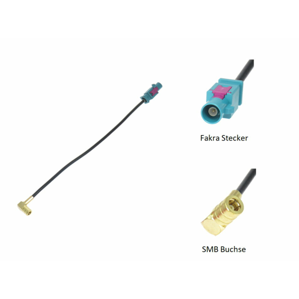 Antenne-adapter SMB-bus - FAKRA-stekker