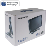 AMPIRE TFT monitor 17.8cm (7), 2 video inputs (AHD/CVBS)