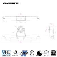 AMPIRE Kamera (AHD), Mercedes Sprinter, VW Crafter 1