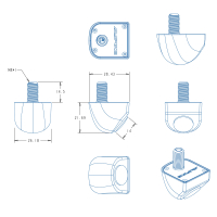 AMPIRE Mini-achteruitkijkcamera (AHD), 150°