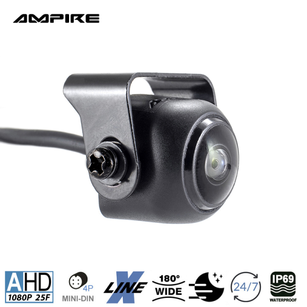 AMPIRE Mini rear view camera (AHD), 180° (KIA802)