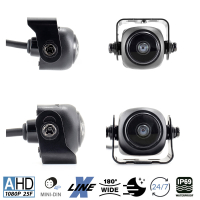 AMPIRE Mini rear view camera (AHD), 180° (KIA802)