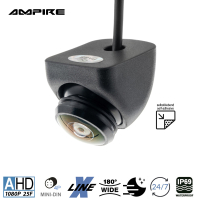 AMPIRE Mini rear view camera (AHD), 180°