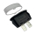 Car fuse holder 19mm including protective cap, SNAP-IN version