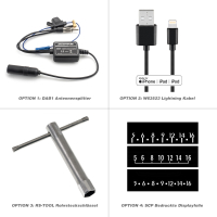 RETROSOUND "MOTOR-6DAB" DAB+ Komplett-Set "Becker Black" mit Zubehör