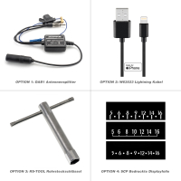 RETROSOUND "MOTOR-6DAB" DAB+ Komplett-Set "Becker Chrome" mit Zubehör