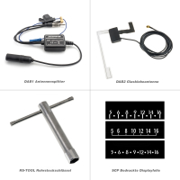 RETROSOUND "MOTOR-6DAB" DAB+ Complete Set "Trim" with accessories