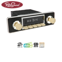 RETROSOUND "MOTOR-1DAB" DAB+ Complete Set "Ivory" with accessories