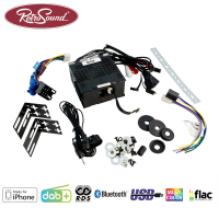 RETROSOUND "MOTOR-6DAB" DAB+ Komplett-Set "Ivory" mit Zubehör