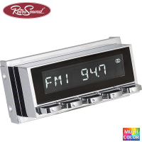RETROSOUND "MOTOR-6DAB" DAB+ complete set "Chroom" met accessoires