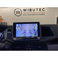 Nachrüstsatz Rückfahrkamera inkl. Anschlussinterface für Volkswagen Crafter SY Facelift (Inbetriebnahme ohne Codierung möglich)