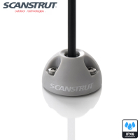 SCANSTRUT Kabeldurchführung Plastik grau, max. Ø6mm, Kabel 2-6mm