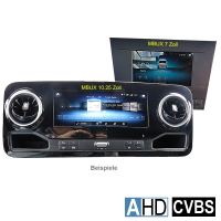 NAVLINKZ videofeeder achteruitrijcamera voor Mercedes MBUX 7 inch en 10,25 inch (CVBS/AHD)